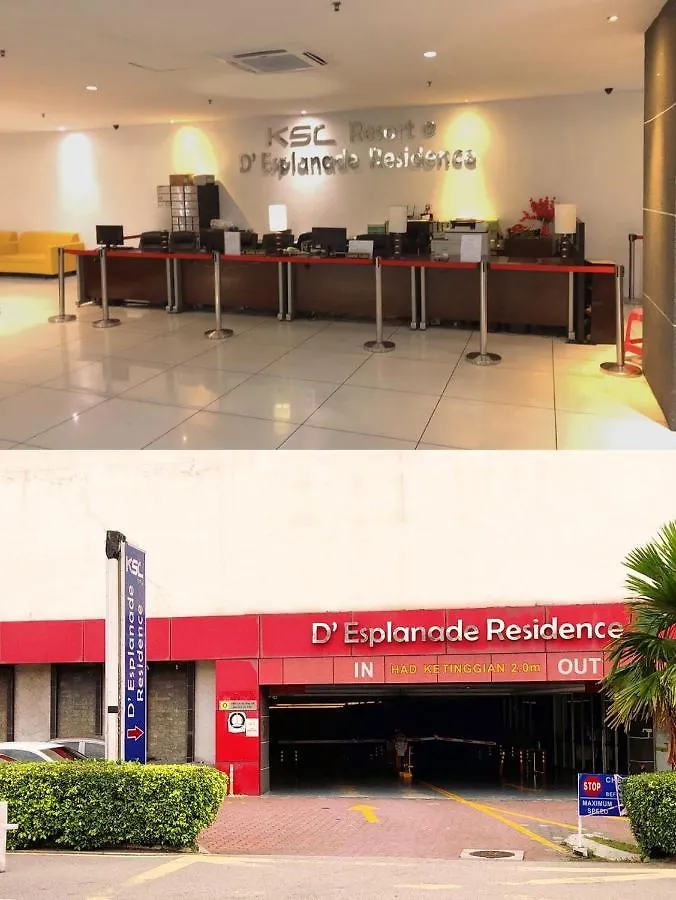 Apartment Ksl City Mall 7-10Pax -2Bedroom-Netflix-Smart Tv65Inch Johor Bahru